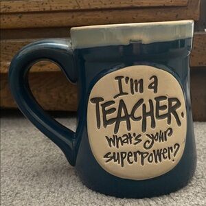 Blue Teacher Mug